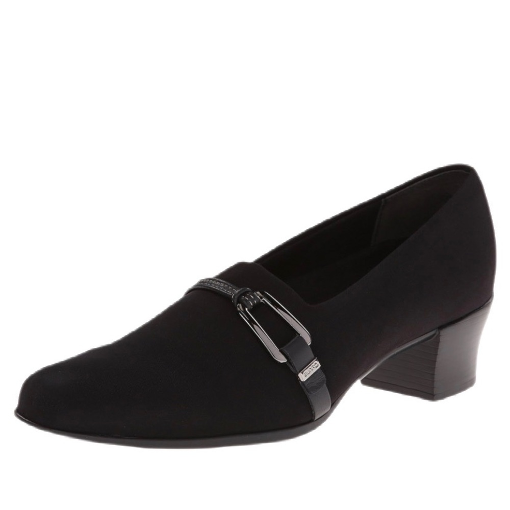 Munro Women's Cindi Black Pumps Size 9 1/2 Career Wear Classic Professional